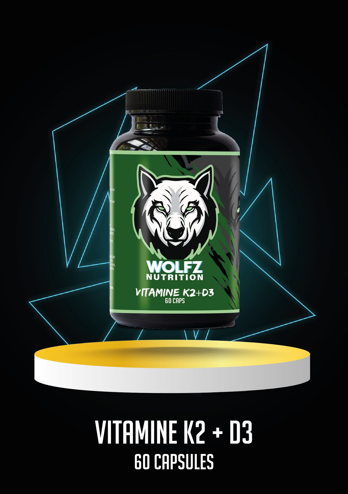 Vitamine K2 + D3 - 60 Capsules