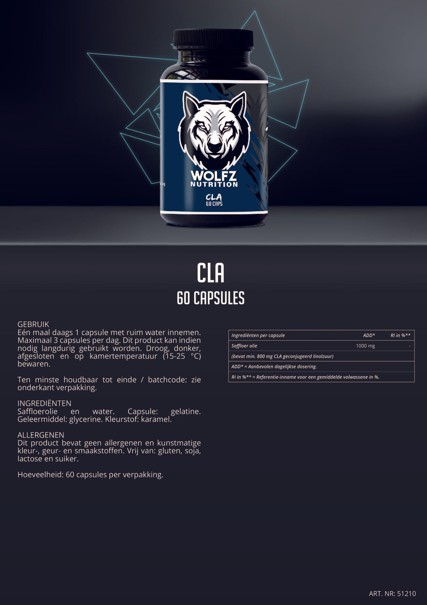 CLA - 60 Capsules
