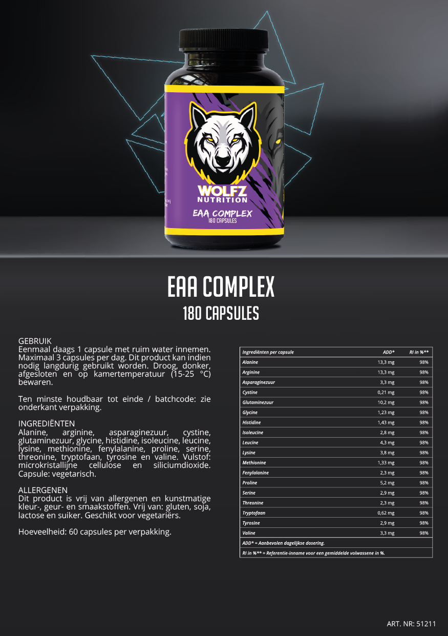 EAA Complex - 180 Capsules