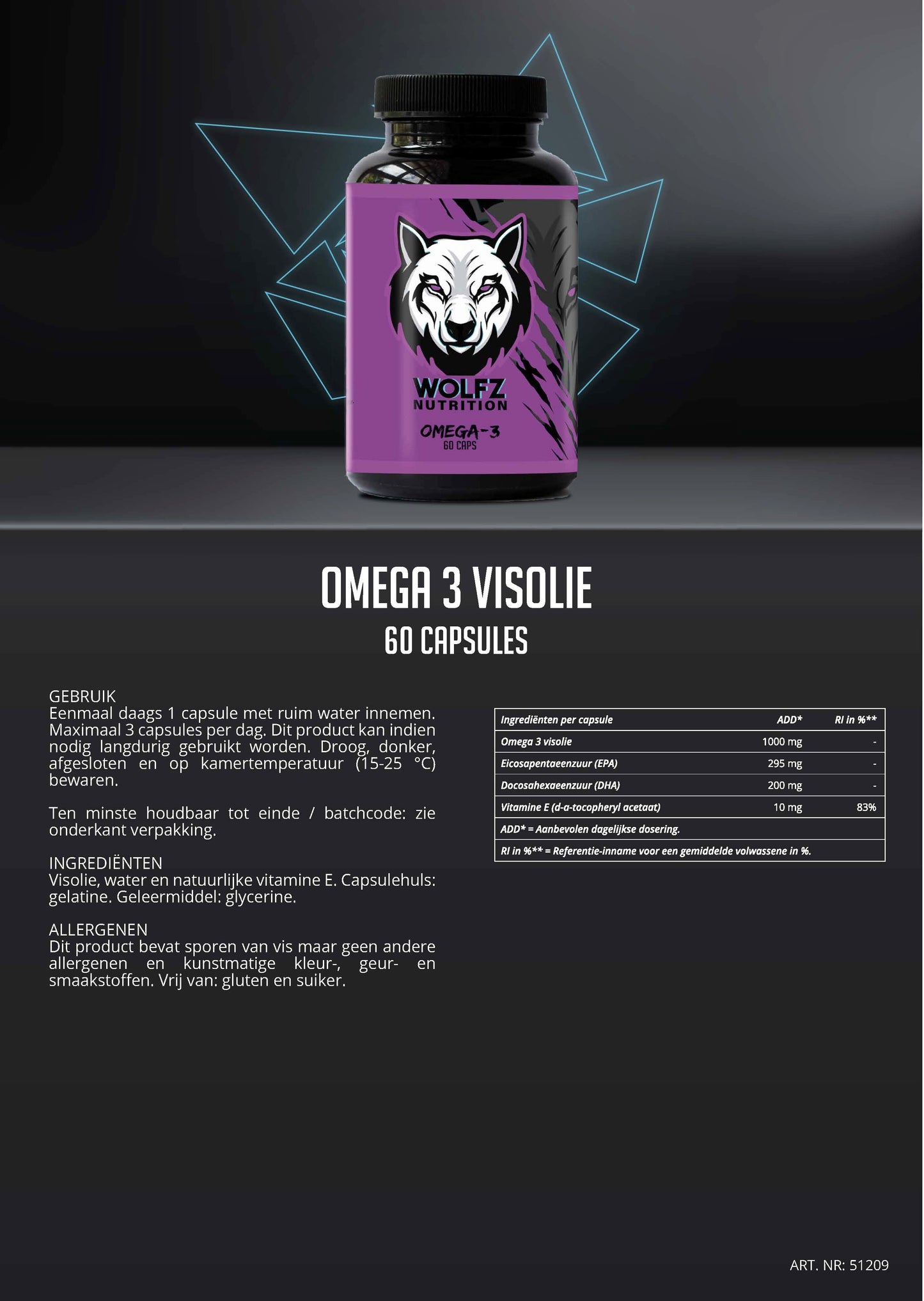 Omega 3 - 60 Capsules